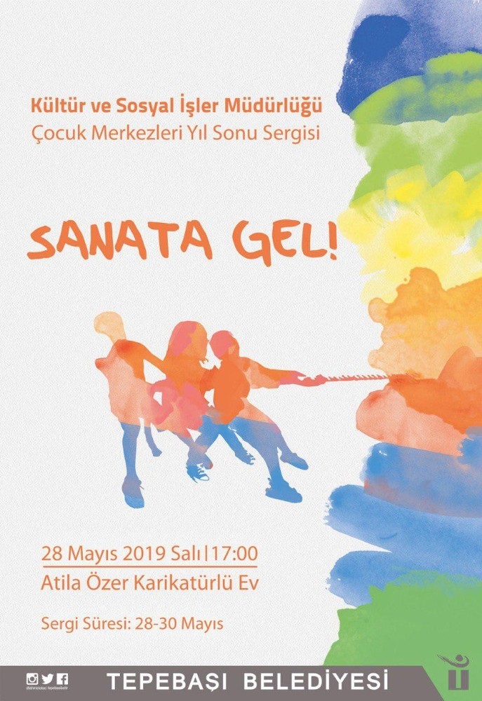 Çocukların eserleri sanatseverlerin beğenisine sunulacak 