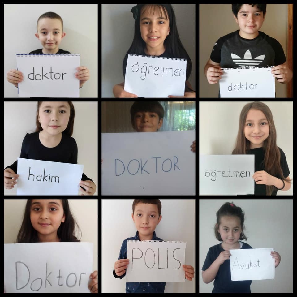 Çocukların hayali doktor olmak 
