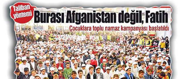 çocukların namazından rahatsız!