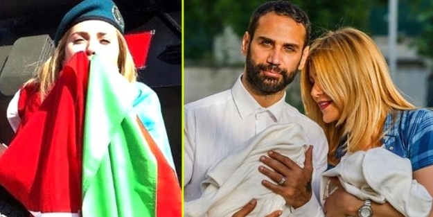 Çocuklarını bırakıp savaş bölgesine gitmişti! Doğuş'un eşinden zafer sevinci