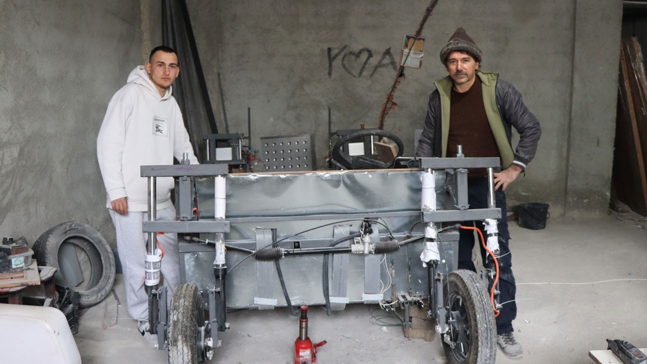 Çocukluk hayali gerçek oldu! Erzurumlu ustanın çevreci icadı