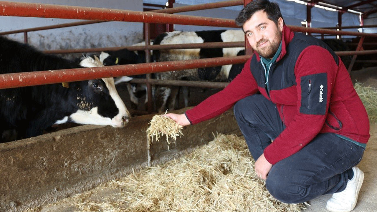 Çocukluk hayali olan çiftliği devlet desteğiyle kurdu