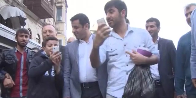 Çocuktan Demirtaş'a: Lan bi dur! (VİDEO)