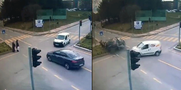 Çok ama çok acı! Samsun'daki kaza görüntüsü kan dondurdu