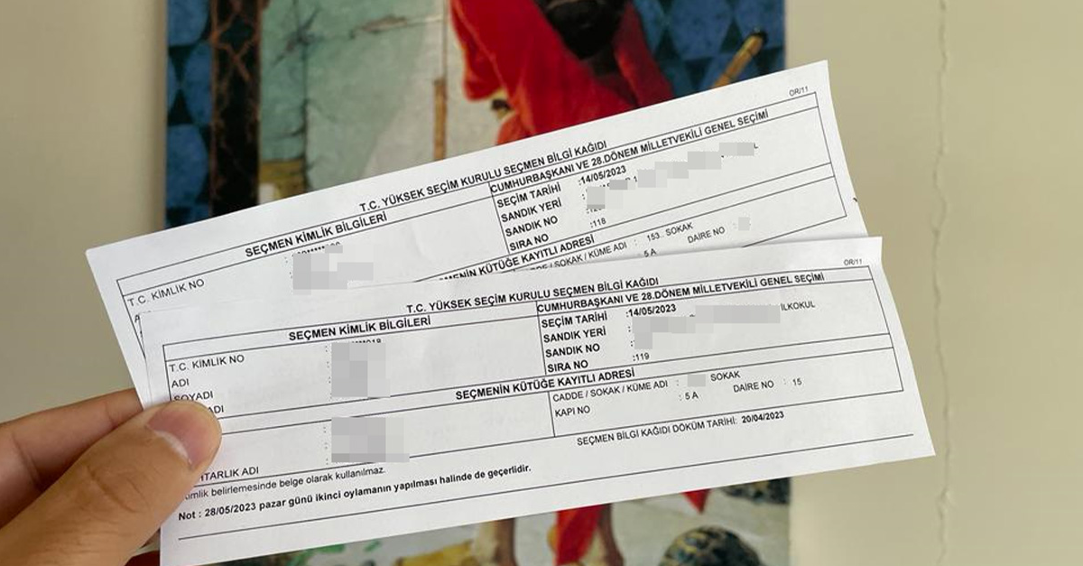 Çok önemli uyarı geldi! Seçmen bilgi kağıtlarını saklayın, çünkü…
