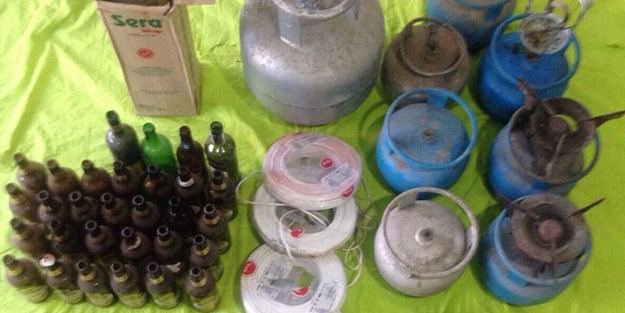 Çok sayıda bomba düzeneği ele geçirildi