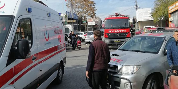 Çok sayıda ekip sevk edildi! Aracın LPG tankı patladı