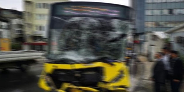 Çok sayıda ekip sevk edildi! İETT otobüsü ile sulama tankeri çarpıştı, yaralılar var