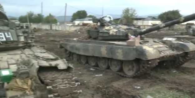 Çok sayıda tank ele geçirildi