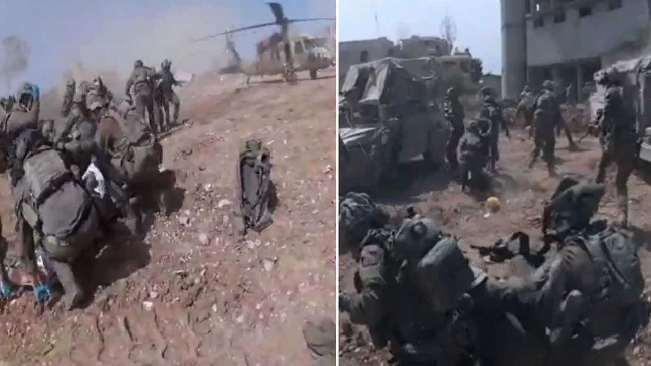  Çok sayıda yaralı var! Karaya inen Siyonistler havaya uçuruldu