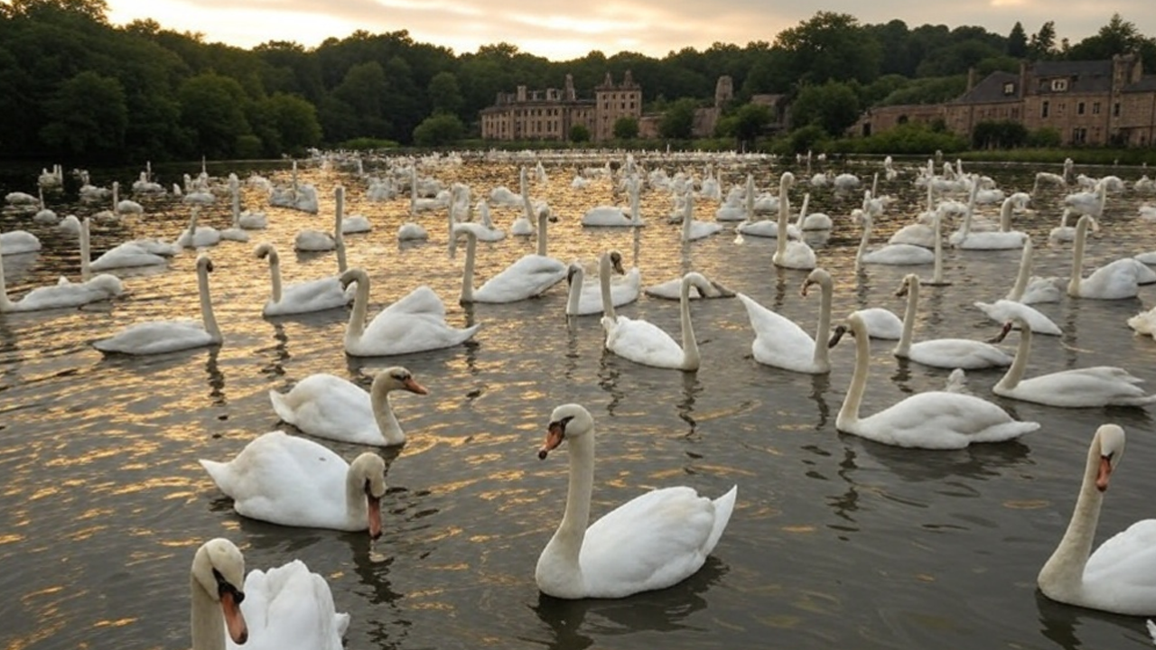 Çok tuhaf: İngilizler her yıl göldeki kuğuları saymak zorunda!