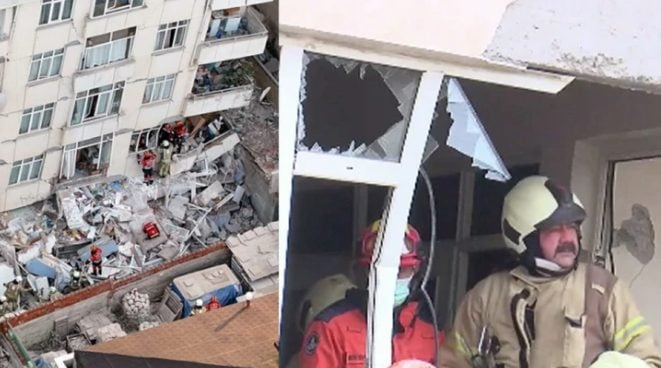 Çöken bina ile ilgili yeni gelişme: Enkaz altındaki 4 vatandaşla irtibat sağlandı
