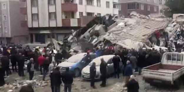 Çöken binayla ilgili soruşturma başlatıldı!