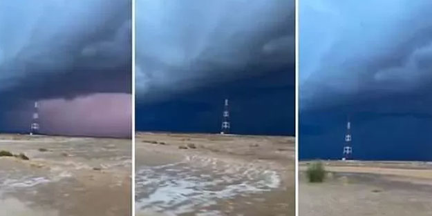 Çöl denize döndü