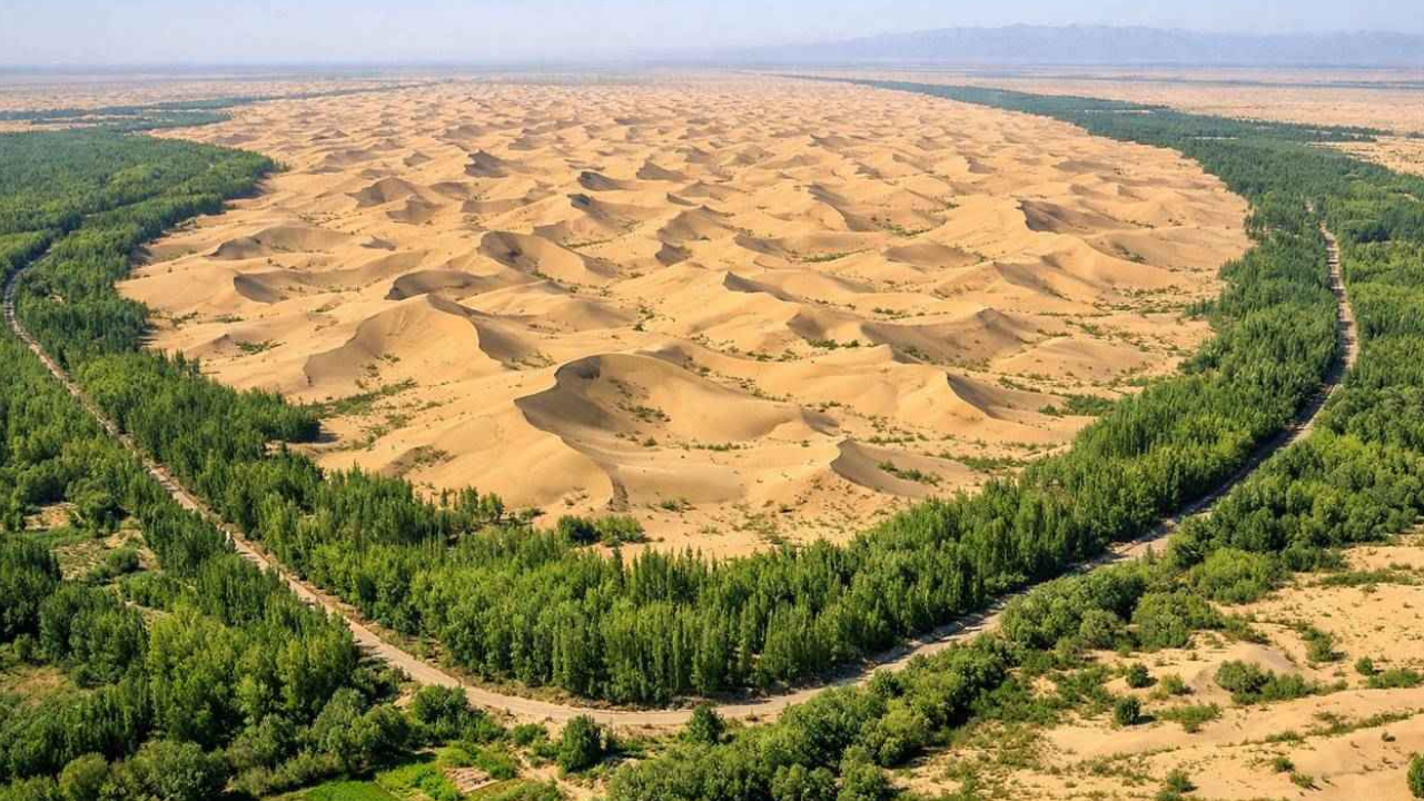 Çöl yeşile döndü! 60 milyar ağaçla iklim değişti