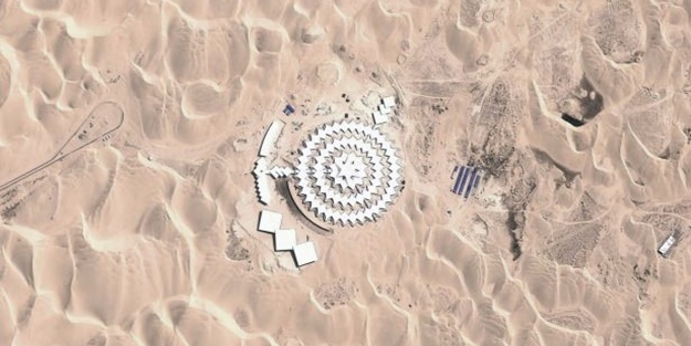 Çölün ortasında sıradışı bir otel - FOTO