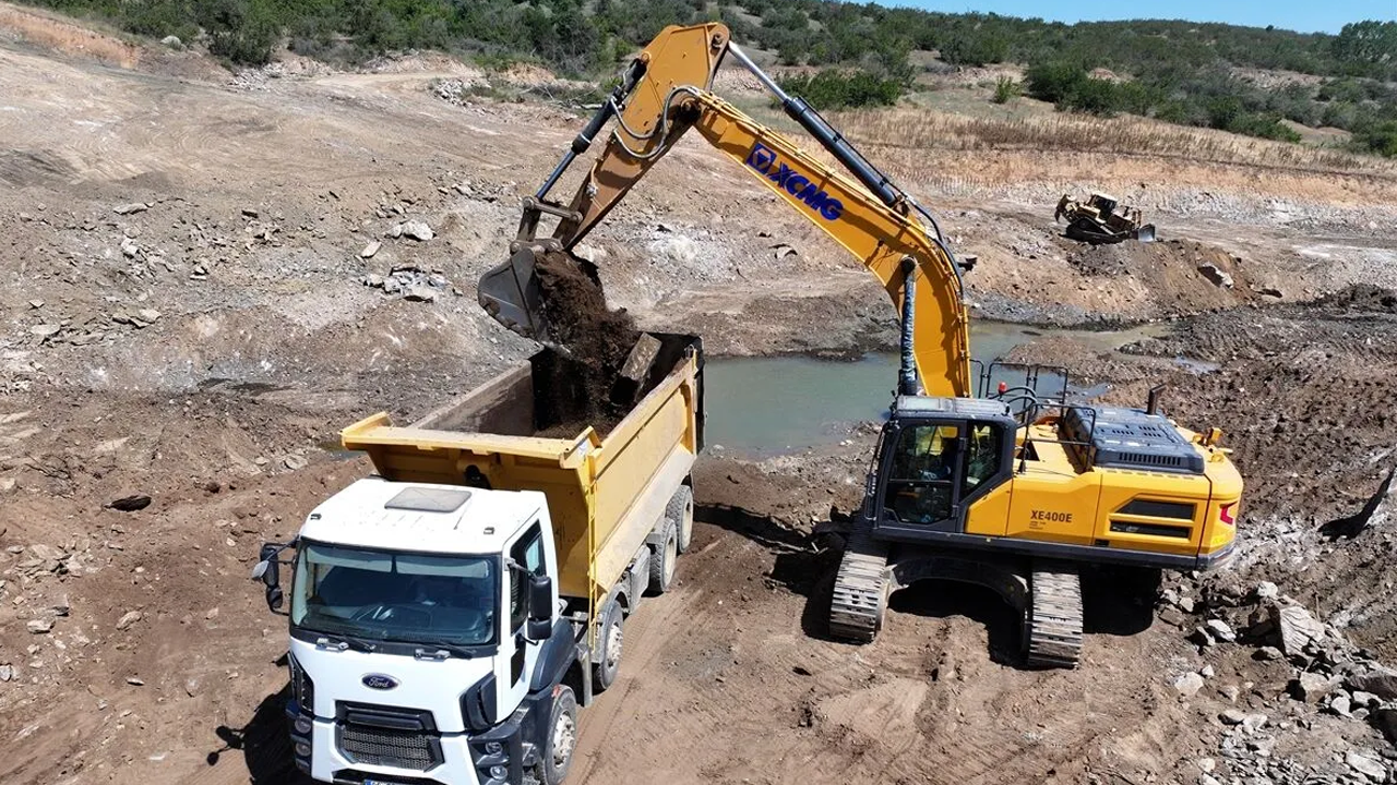 Çömlekköy Barajı'nın inşası sürüyor!