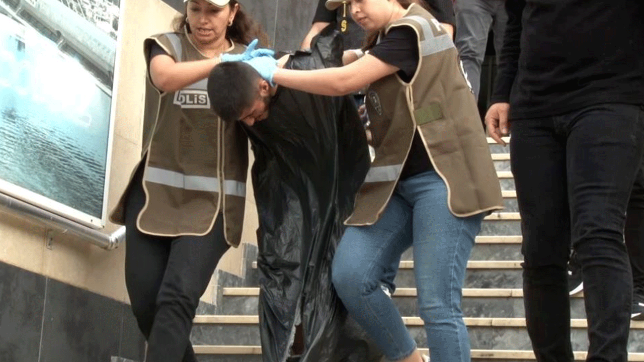 Çöp poşeti giydirdiler: Suç makinesi adliyede!