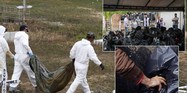 Çöp torbalarının içinden 1000'den fazla ceset çıktı!