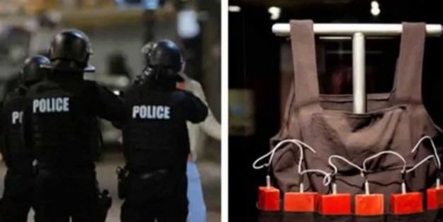 Çöpe atılmış canlı bomba yeleği bulundu