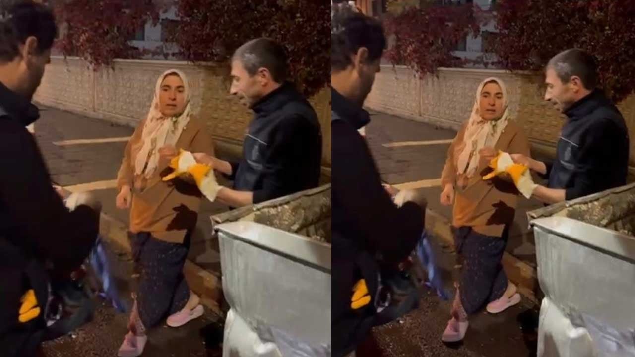 Çöpe attıkları çantanın peşine düştüler! İçinden neler çıktı neler