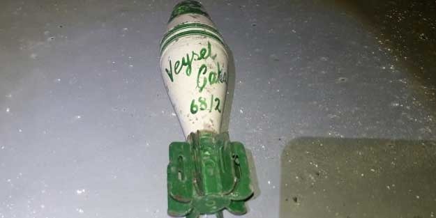 Çöpte havan mermisi bulundu!