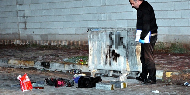 Çöpten silah ve mermi çıktı