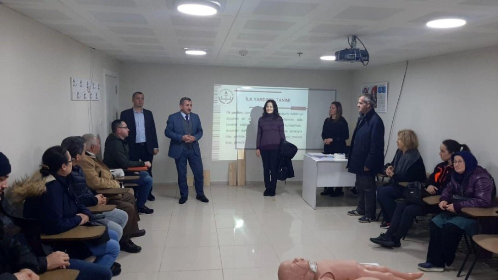 Çorlu İlçe Milli Eğitim Müdürü Erdoğan İlk 5 Dakika Projesi eğitimine katıldı 