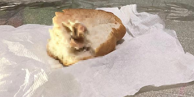 Çorlu'da ekmeğin içinden çıkan şoke etti!