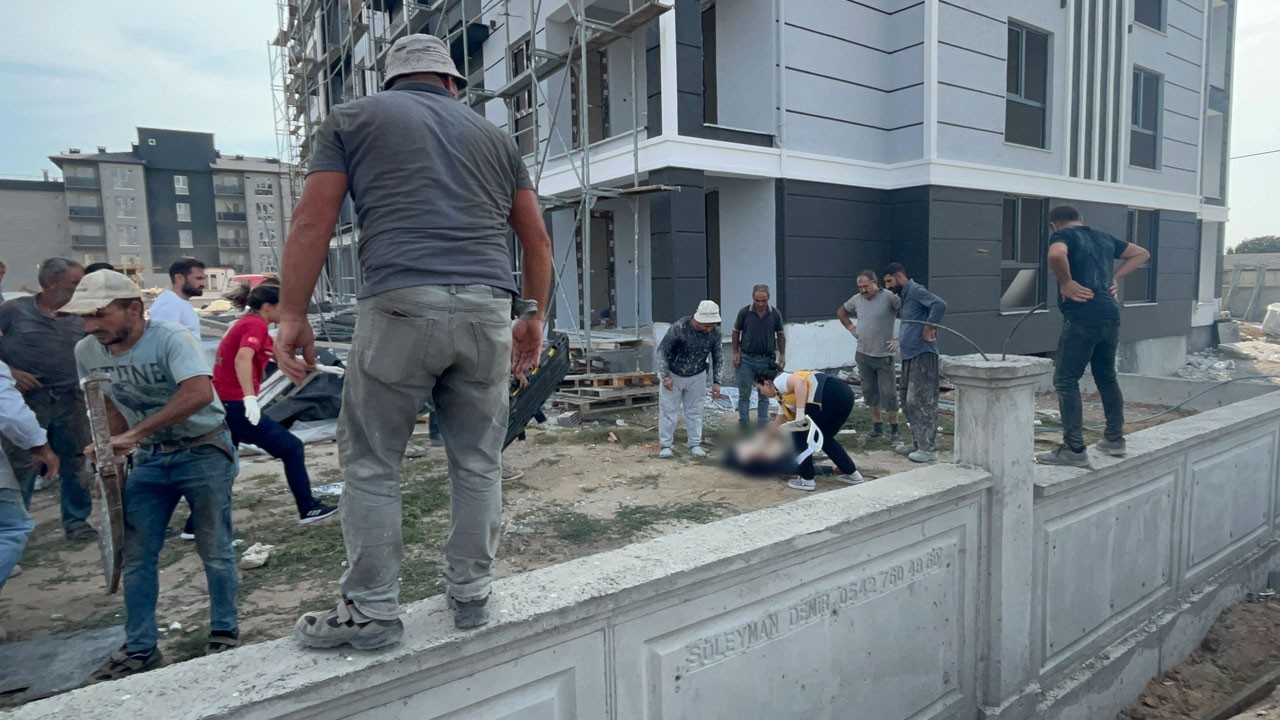 Çorlu’da korkunç olay! 5.kattan düştü