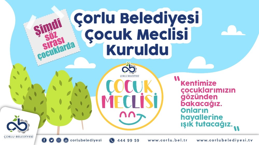 Çorlu’nun geleceğini çocuklar şekillendirecek 