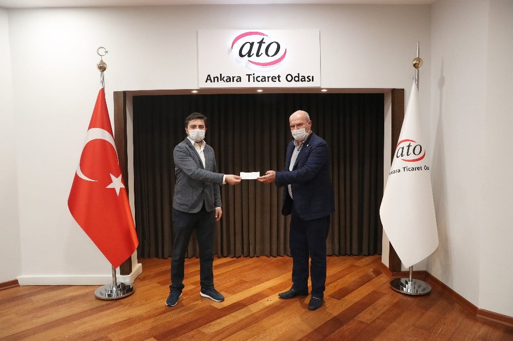 Coronathon Türkiye’de dereceye giren başkentli firmaya ATO’dan destek 