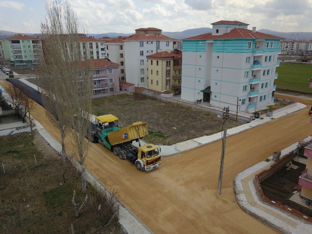 Çorum belediyesi asfalt sezonunu açtı 