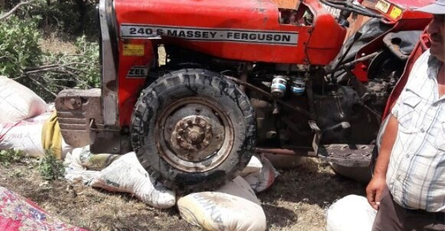 Çorum’da traktör devrildi: 1 ölü, 2 yaralı