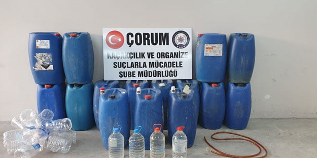 Çorum'da kaçakçılık operasyonu! 1 ton 204 kilogram ele geçirildi