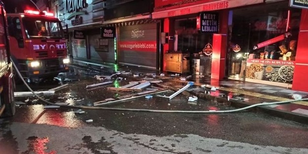 Çorum'da leblebi dükkanında patlama! Yaralılar var