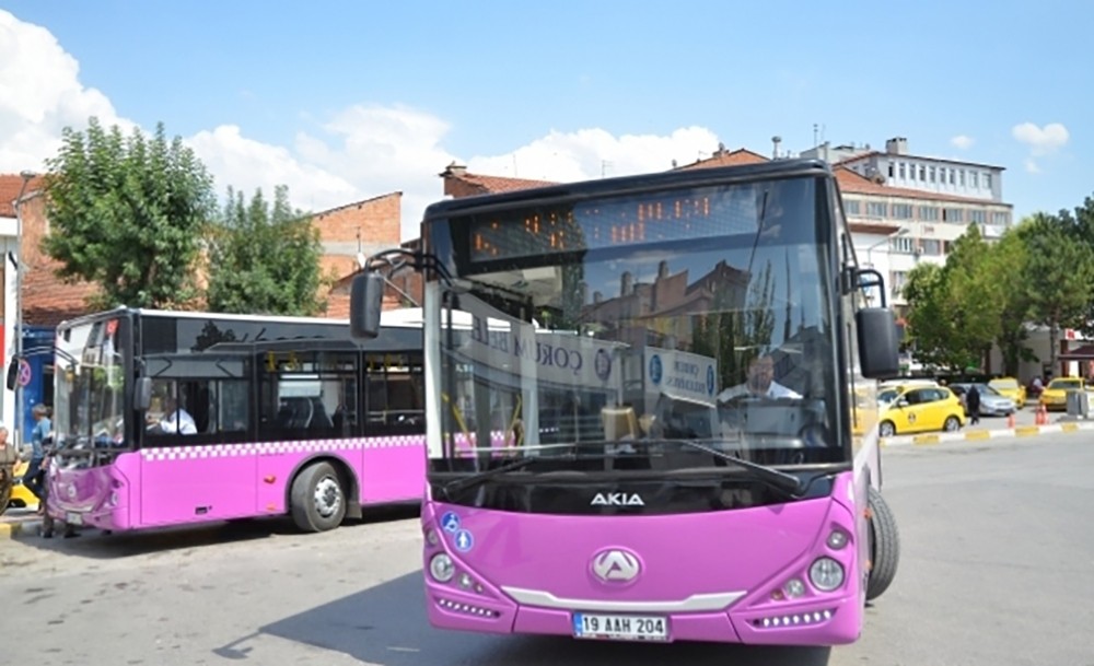 Çorum’da Şehir içi toplu ulaşım araçlarında yeni düzenleme 