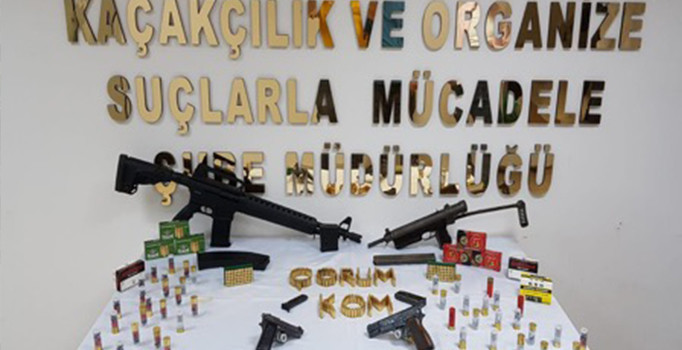 Çorum'da silah operasyonu