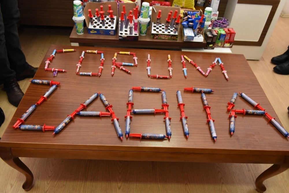 Çorum’da şırınga çikolatalar toplatıldı 