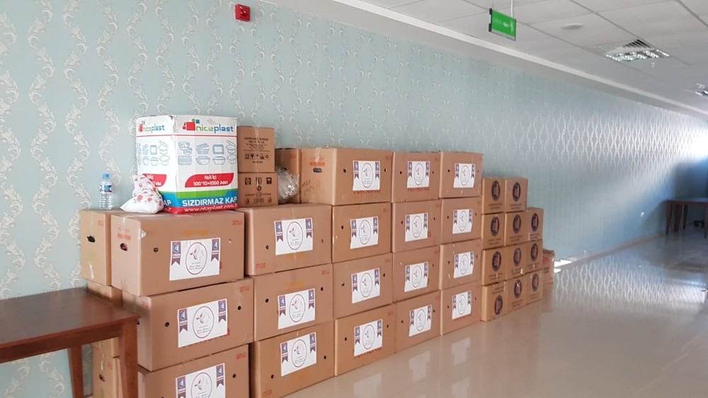 Çorum’da toplanan yardımlar İdlib’e gönderildi 