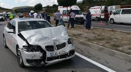 Çorum'da trafik kazası: 1 kişi öldü, 1 kişi yaralandı