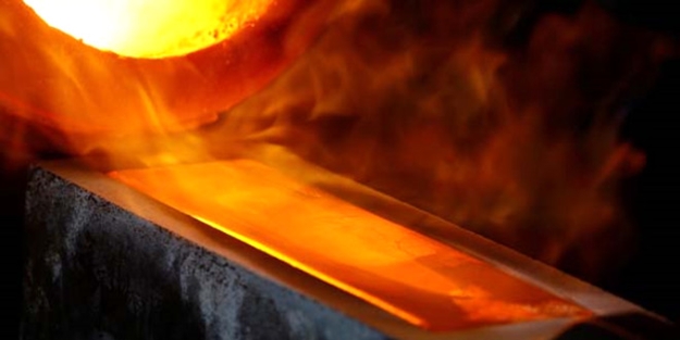 Çorum'daki altın üretim tesisi böyle görüntülendi