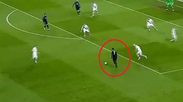 Cristiano Ronaldo'dan şaşırtan şut