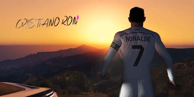 Cristiano Ronaldo'yu, GTA 5'e koydular!