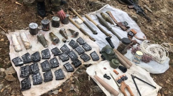 Çok sayıda mühimmat ele geçirildi