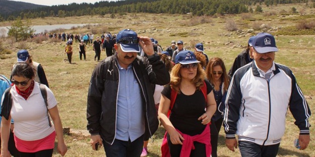 Çubuk’un tanıtımı için doğa yürüyüşü yapıldı