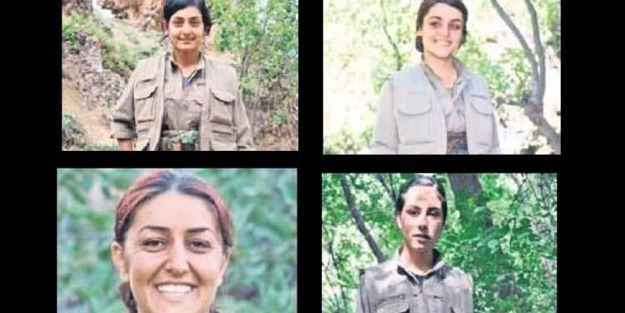 Öldürülen kadın teröristler bakın kim çıktı