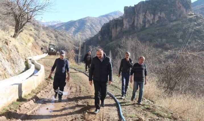Çukurca Belediyesinden hummalı çalışma 