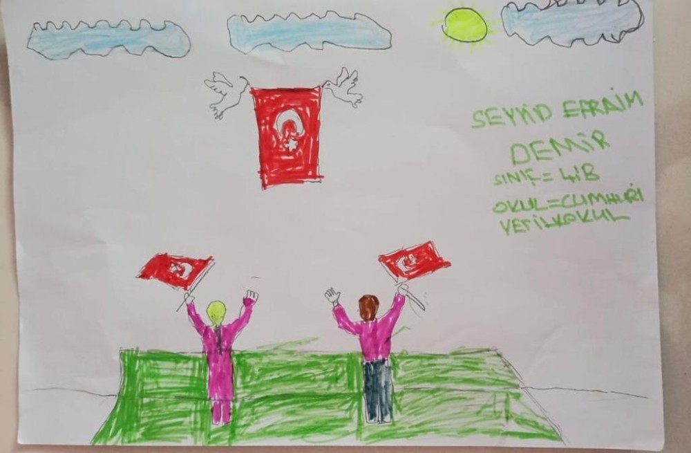 Çukurcalı öğrenciler 23 Nisan’ı evde kutladı 