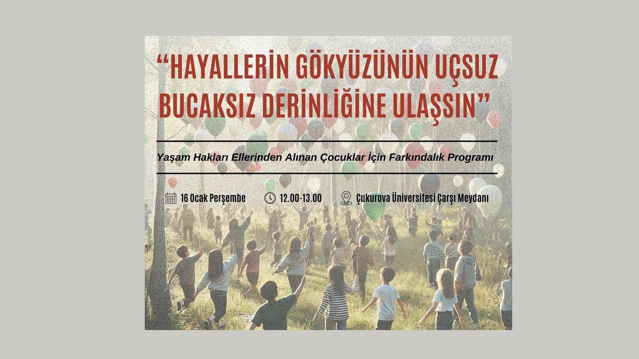 Çukurovalı gençler çocuklar için buluşacak